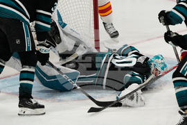 Flames Sharks Hockey