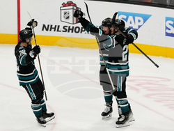 Flames Sharks Hockey