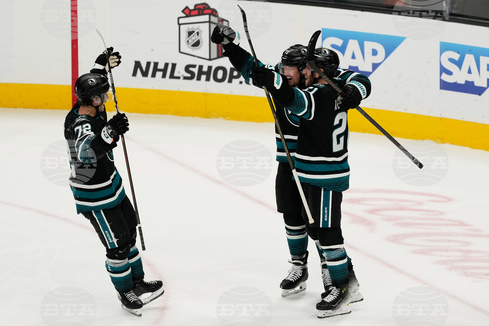 Flames Sharks Hockey