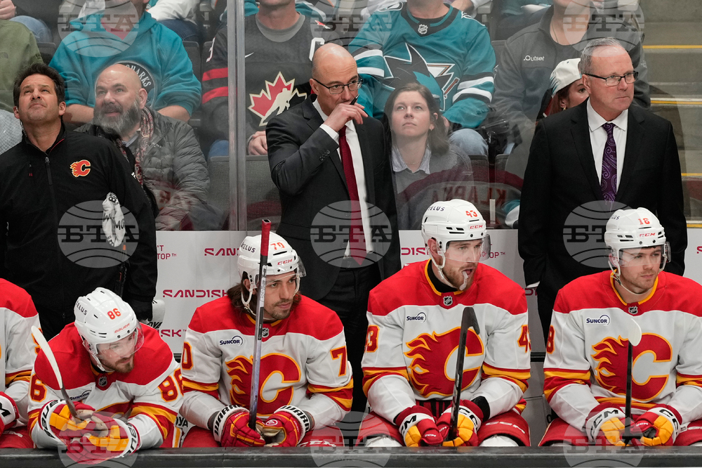 Flames Sharks Hockey