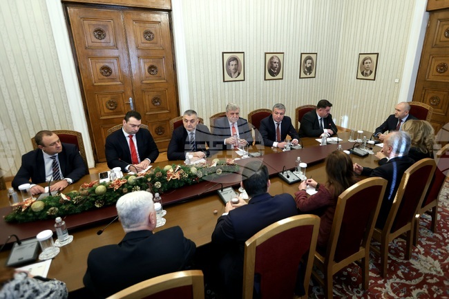 President Radev Probes BSP - United Left on New Coalition or Early Elections as Cabinet-Forming Consultations Continue