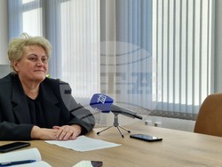 Шумен - Областна администрация - среща на областния управител Катя Иванова с журналисти