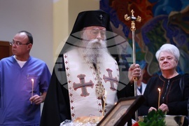 УМБАЛ „Царица Йоанна - ИСУЛ“ - патриарх Даниил - дарение и водосвет