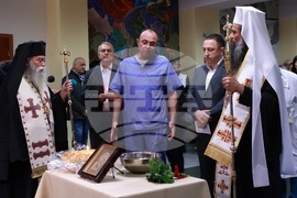 УМБАЛ „Царица Йоанна - ИСУЛ“ - патриарх Даниил - дарение и водосвет