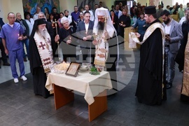 УМБАЛ „Царица Йоанна - ИСУЛ“ - патриарх Даниил - дарение и водосвет