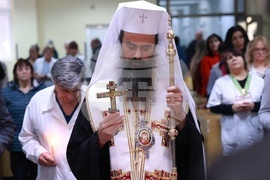 УМБАЛ „Царица Йоанна - ИСУЛ“ - патриарх Даниил - дарение и водосвет