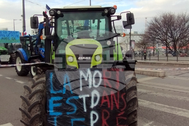 Страсбург - протест - земеделци