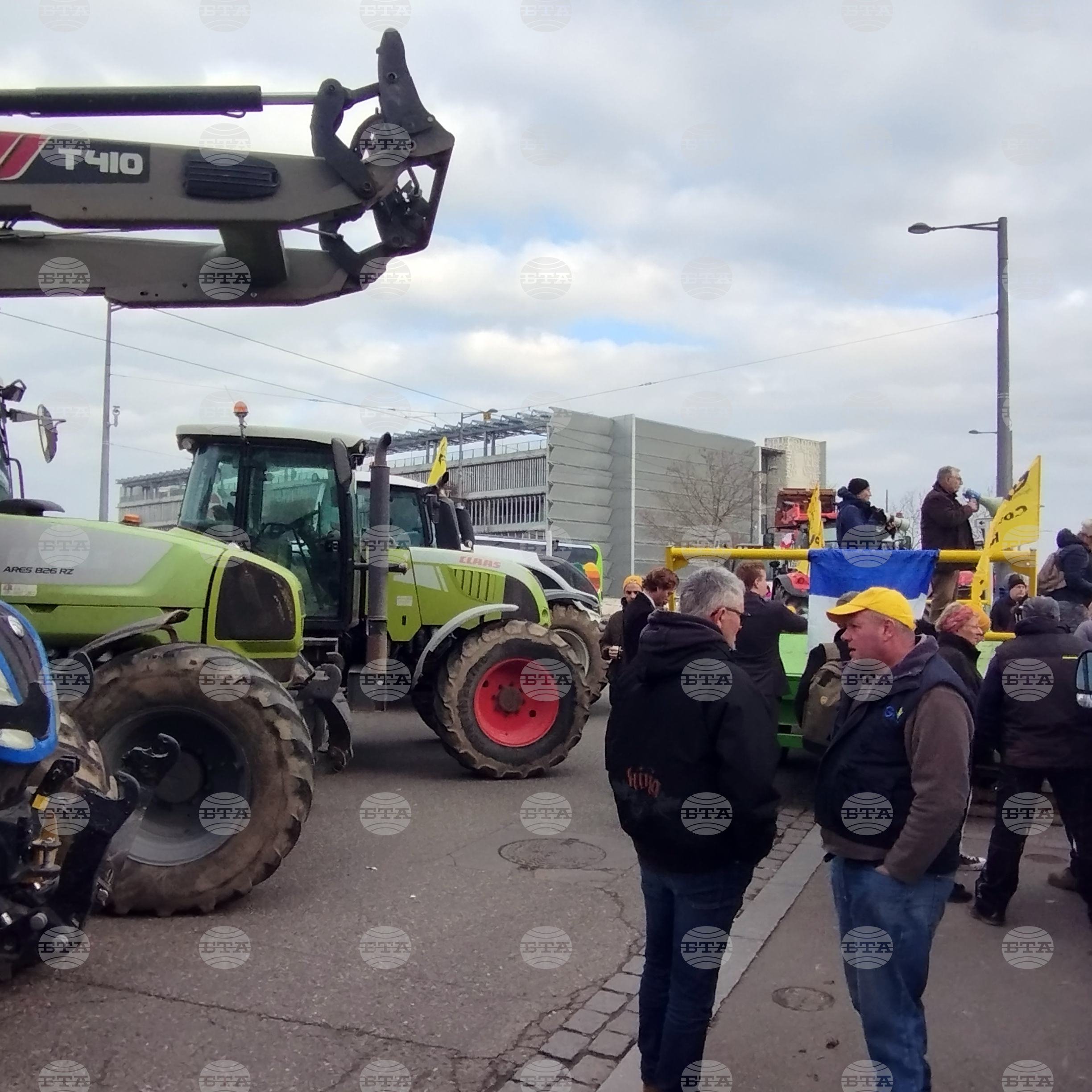 Страсбург - протест - земеделци