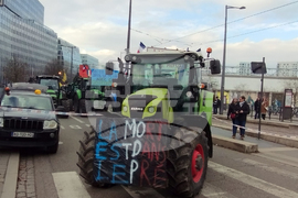 Страсбург - протест - земеделци