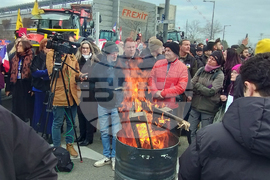 Страсбург - протест - земеделци