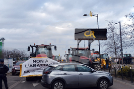 Страсбург - протест - земеделци