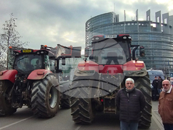 Страсбург - протест - земеделци
