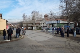 Село Големо село - протест - ТЕЦ Бобов дол