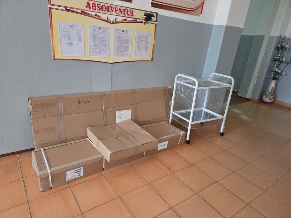 Медицинските кабинети в училищата на район Тараклия бяха обновени с подкрепата на България