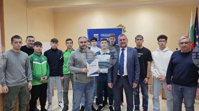 Състезателят по борба Гроздан Петков е спортист на годината на Община Исперих за 2025 година