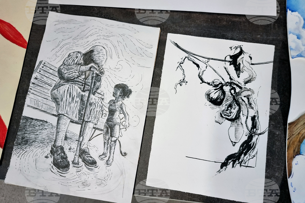 Бургас - конкурс за илюстрация и графика по творба на Петя Дубарова - награждаване