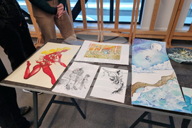 Бургас - конкурс за илюстрация и графика по творба на Петя Дубарова - награждаване