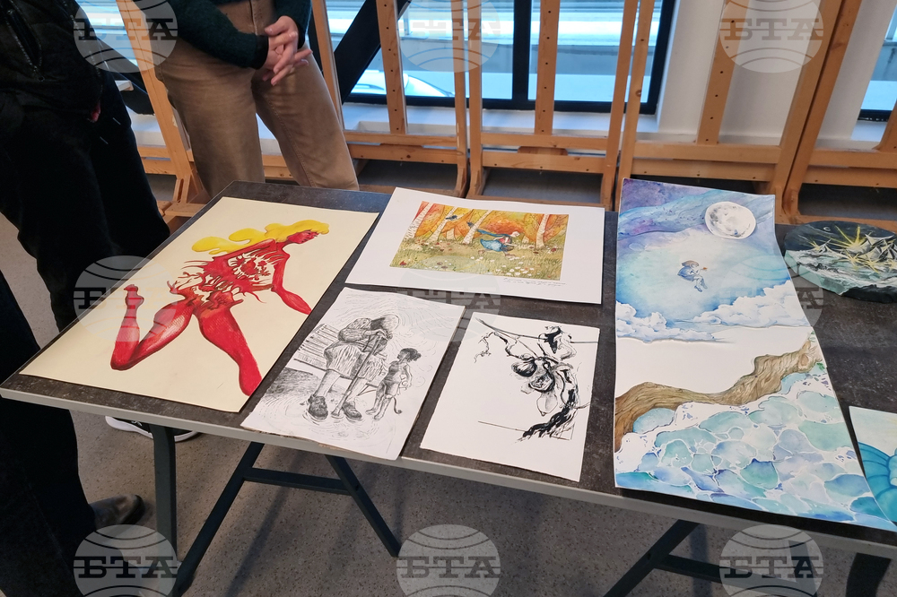 Бургас - конкурс за илюстрация и графика по творба на Петя Дубарова - награждаване