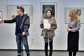 Бургас - конкурс за илюстрация и графика по творба на Петя Дубарова - награждаване