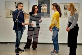 Бургас - конкурс за илюстрация и графика по творба на Петя Дубарова - награждаване