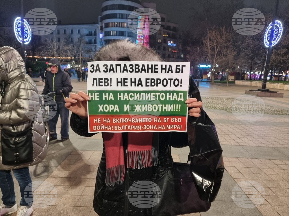 Русе - протест срещу еврото
