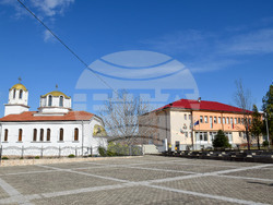 Село Полето - изглед - черква „Св. Св. Кирил и Методий"