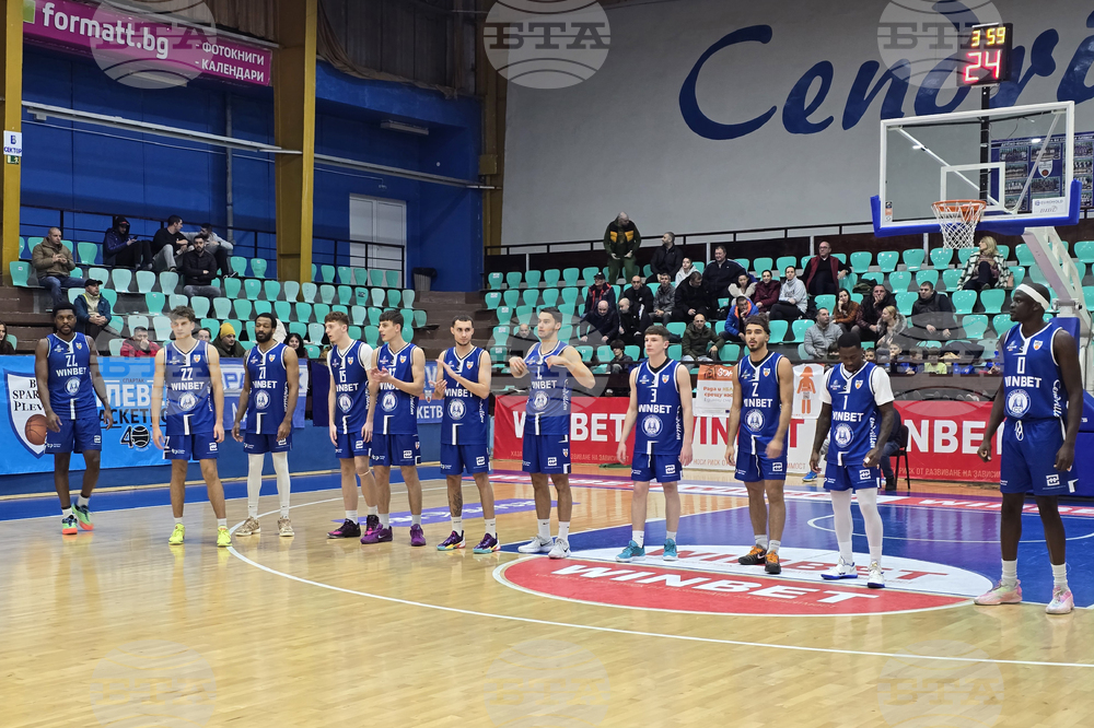 Спартак Плевен се справи с Черно море Тича в оспорван мач от Националната баскетболна лига