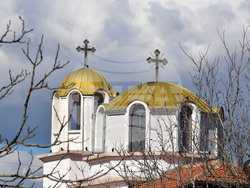 Село Полето - изглед - черква „Св. Св. Кирил и Методий"