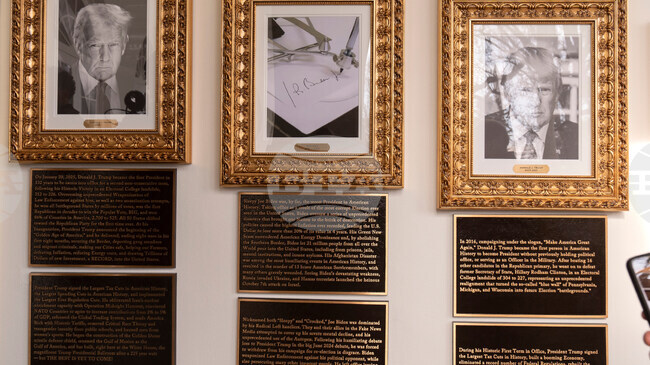 Администрацията на Тръмп се подигра на Байдън с възпоменателна плоча, поставена на колонадата на Белия дом