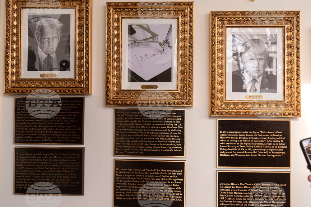 Администрацията на Тръмп се подигра на Байдън с възпоменателна плоча, поставена на колонадата на Белия дом