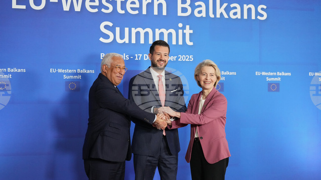 Фон дер Лайен: Впечатляващият напредък на Черна гора и Албания е вдъхновение за останалите в региона