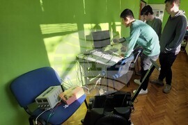 Видин - ученици - разработване прототип автономна тенис количка