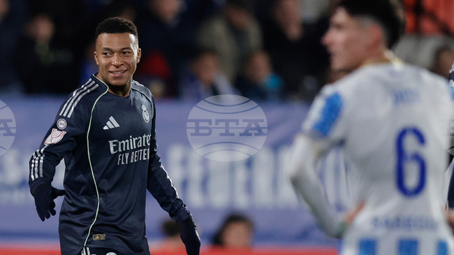 Килиан Мбапе се доближи до рекорд на Кристиано Роналдо при класирането на Реал Мадрид за осминафиналите в турнира за Купата на краля