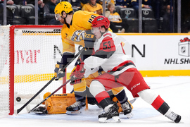 APTOPIX Hurricanes Predators Hockey