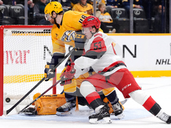 APTOPIX Hurricanes Predators Hockey