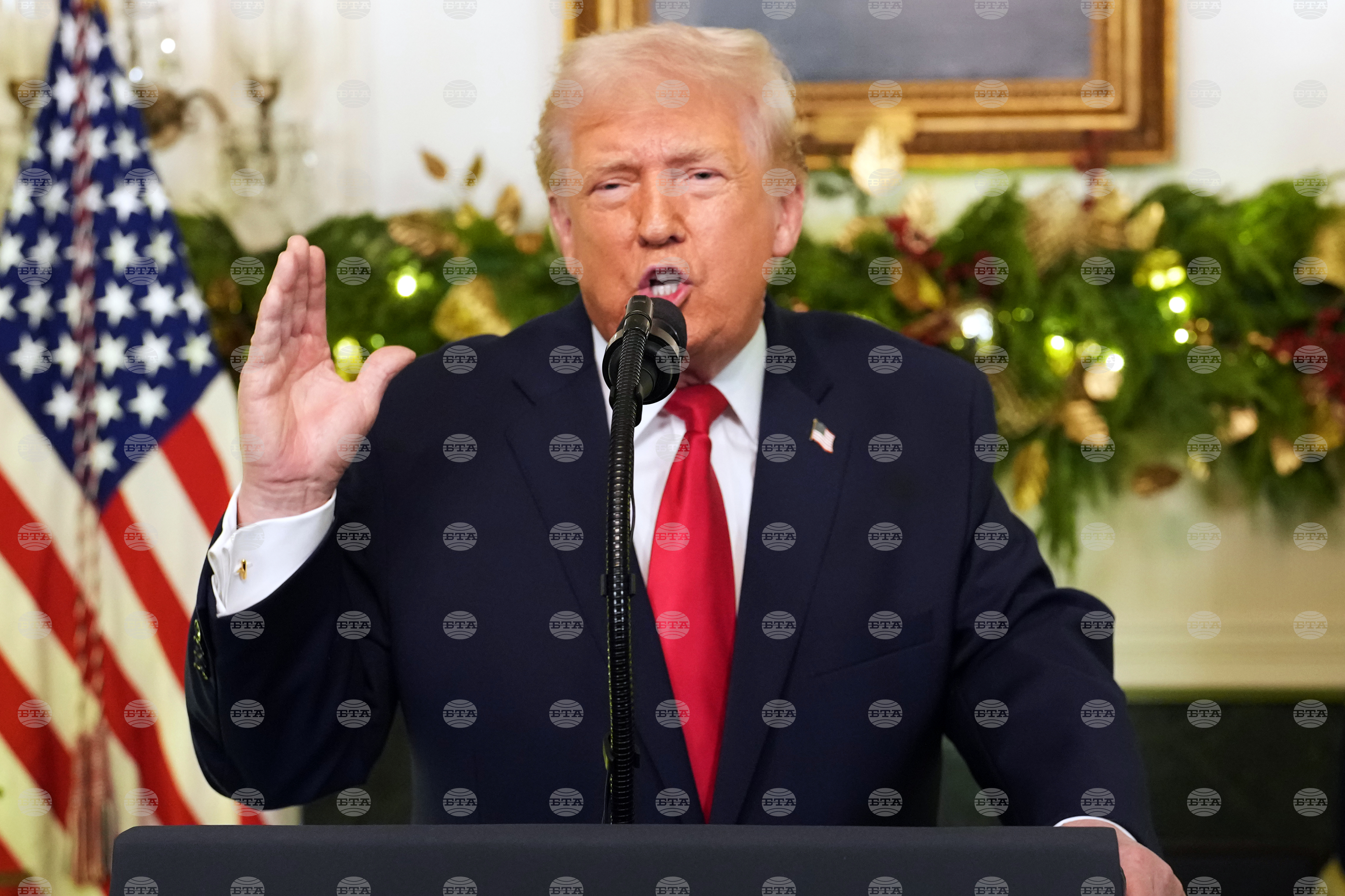 В реч в Белия дом Доналд Тръмп изтъкна победите си на фона на спадащ рейтинг на одобрение