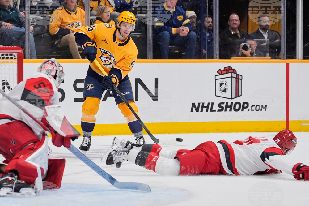 Hurricanes Predators Hockey