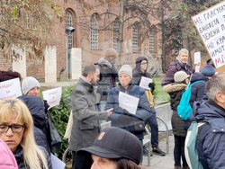 Столична община - протест