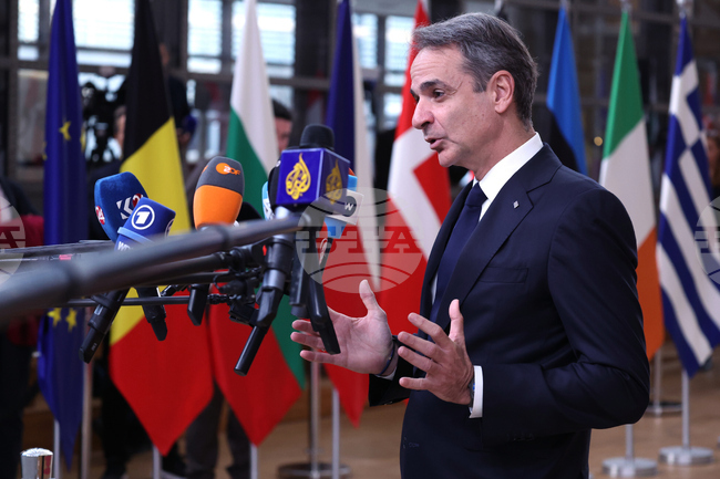 Мицотакис: Гърция подкрепя Украйна и ще подкрепи всяко решение, което ѝ осигурява финансова стабилност