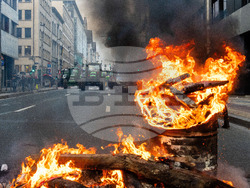 APTOPIX Belgium Europe Summit