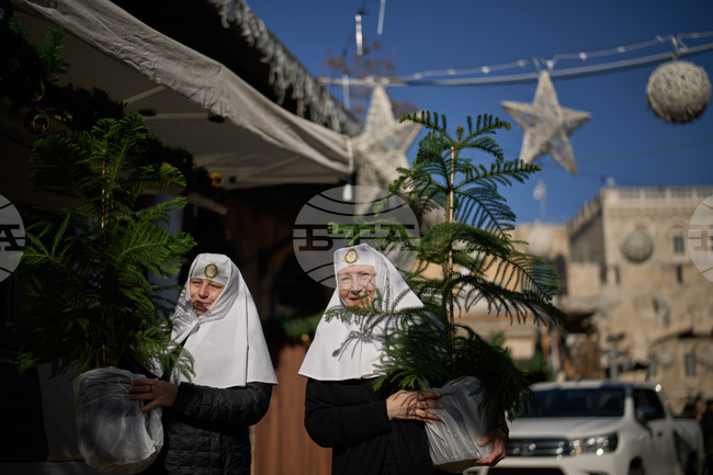 Israel Palestinians Christmas