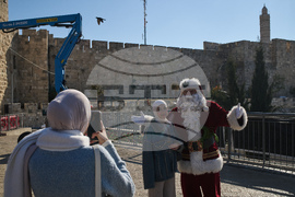 Israel Palestinians Christmas