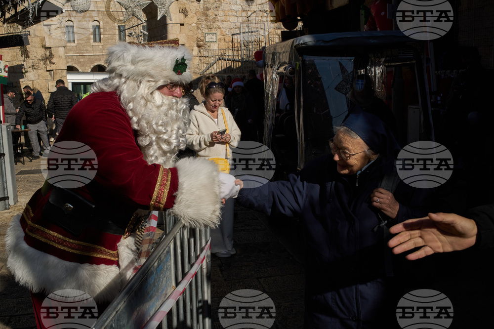 Israel Palestinians Christmas