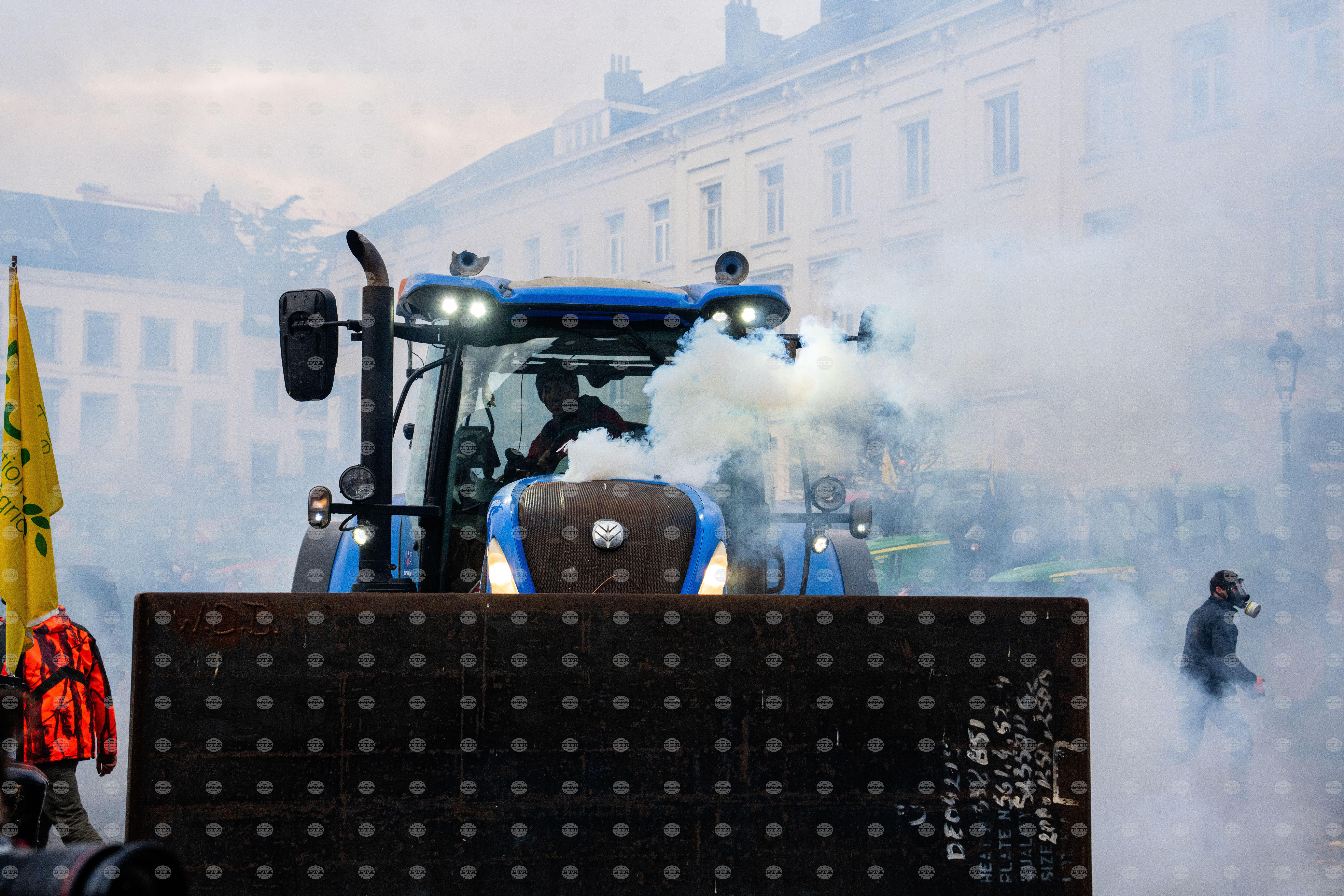 Земеделци от всички държави членки на ЕС протестираха в Брюксел