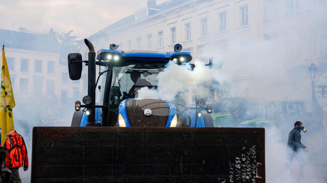 Земеделци от всички държави членки на ЕС протестираха в Брюксел 