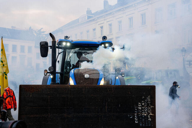 Земеделци от всички държави членки на ЕС протестираха в Брюксел 