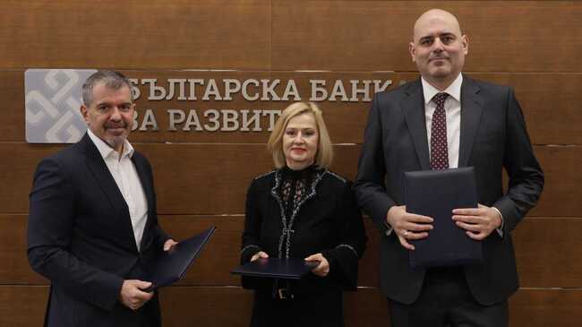 Българската банка за развитие подписа две споразумения за предоставяне на гаранции по програма InvestEU