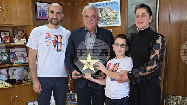 Община Гоце Делчев поздрави шампиона от „България търси талант“ Константин Червенков