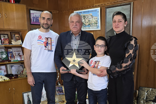 Община Гоце Делчев поздрави шампиона от „България търси талант“ Константин Червенков