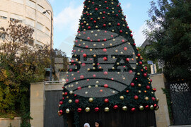 Israel Palestinians Christmas
